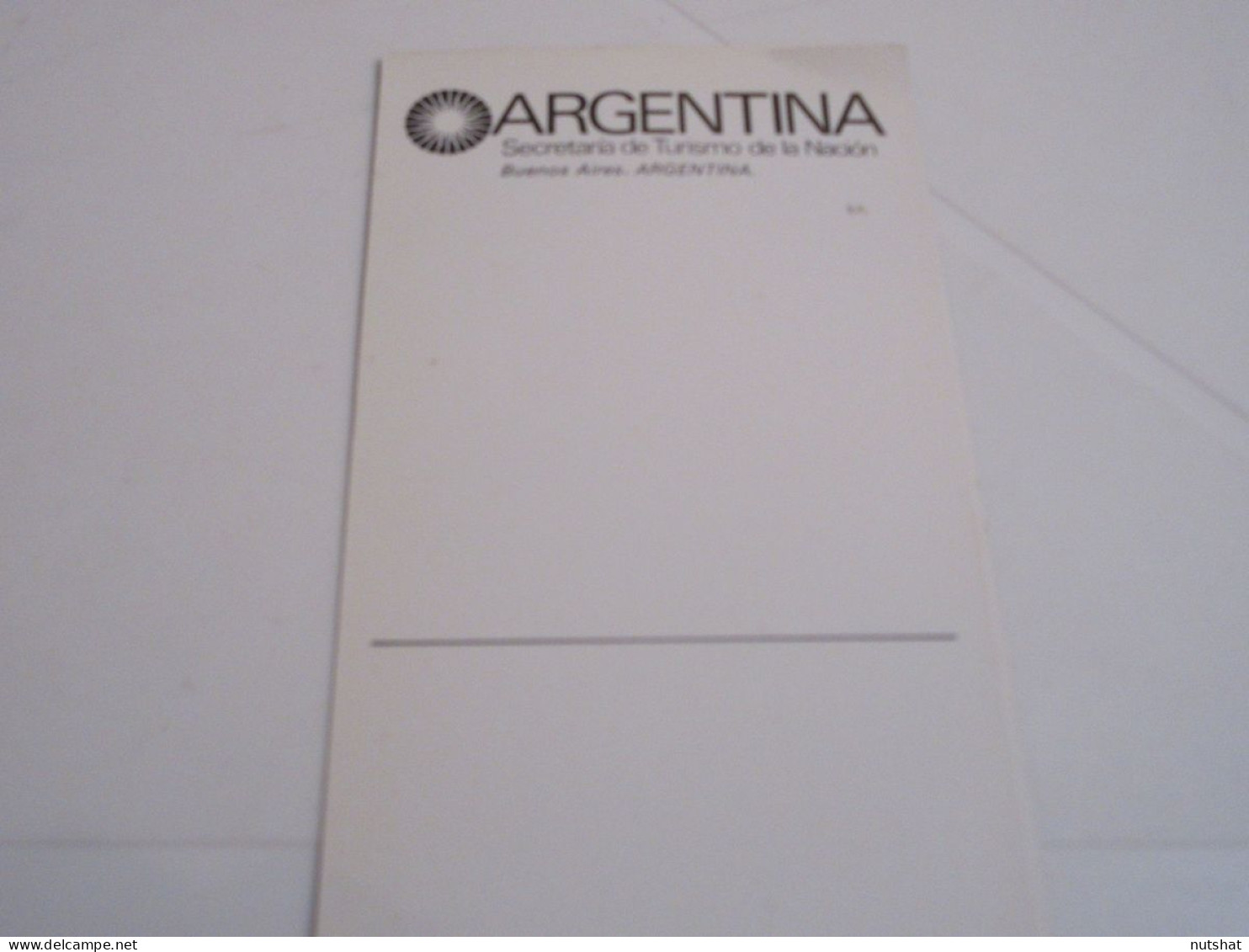 CP CARTE POSTALE Gd FORMAT ARGENTINE BUENOS AIRES VUE GENERALE - Vierge          - Argentina