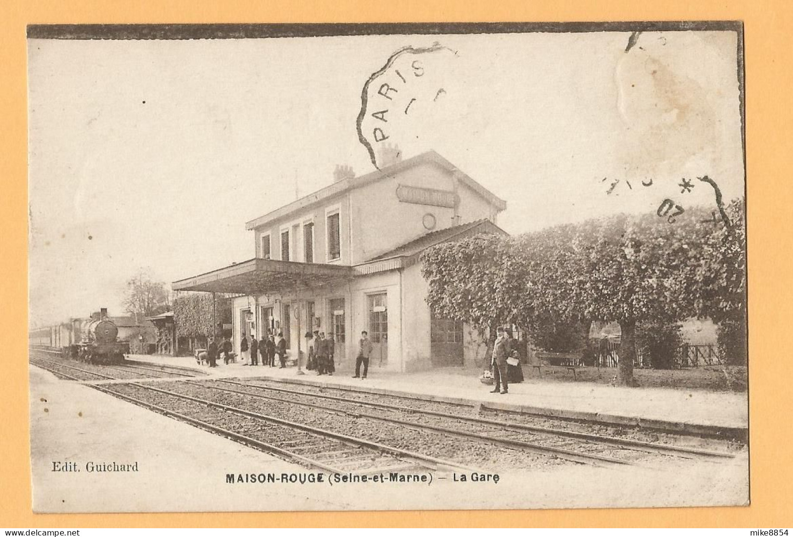 0335  CPA   MAISON-ROUGE (Seine Et Marne)  La Gare  -  Train   ++++++++++++++ - Altri & Non Classificati