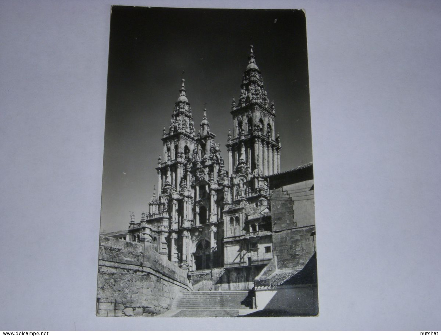 CP CARTE POSTALE ESPAGNE SAINT JACQUES De COMPOSTELLE La CATHEDRALE - Ecrite - Santiago De Compostela