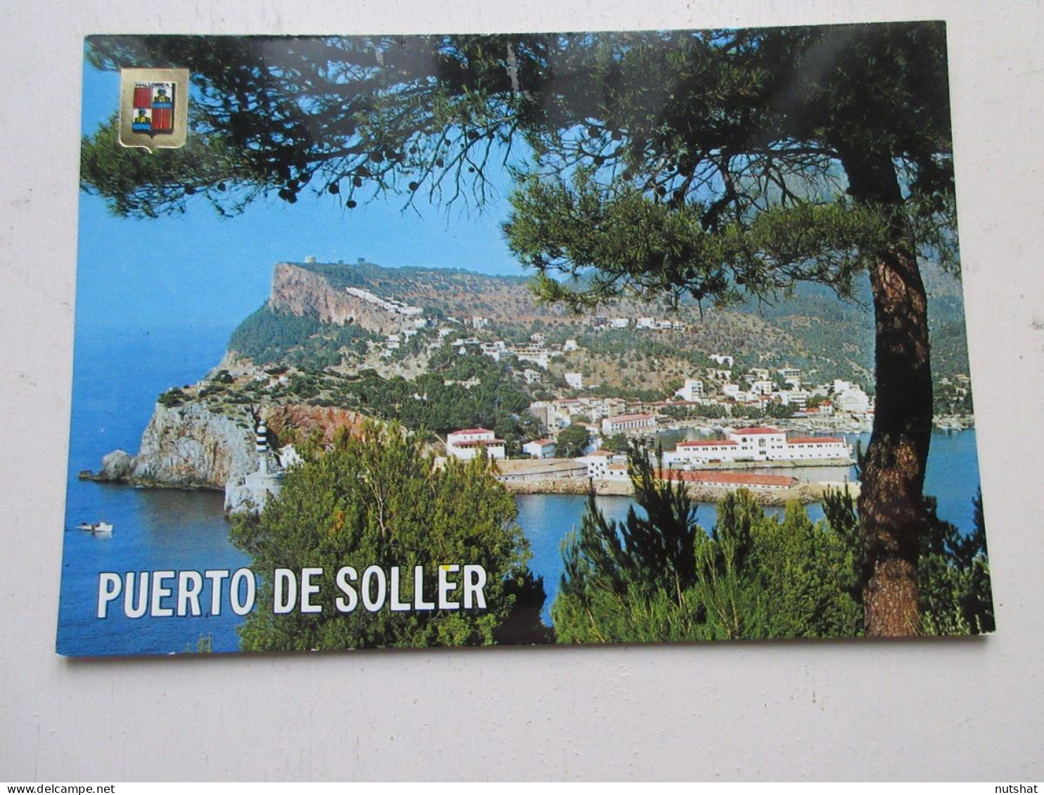 CP CARTE POSTALE ESPAGNE ILES BALEARES MAJORQUE PUERTO De SOLLER VUE PARTIELLE   - Mallorca