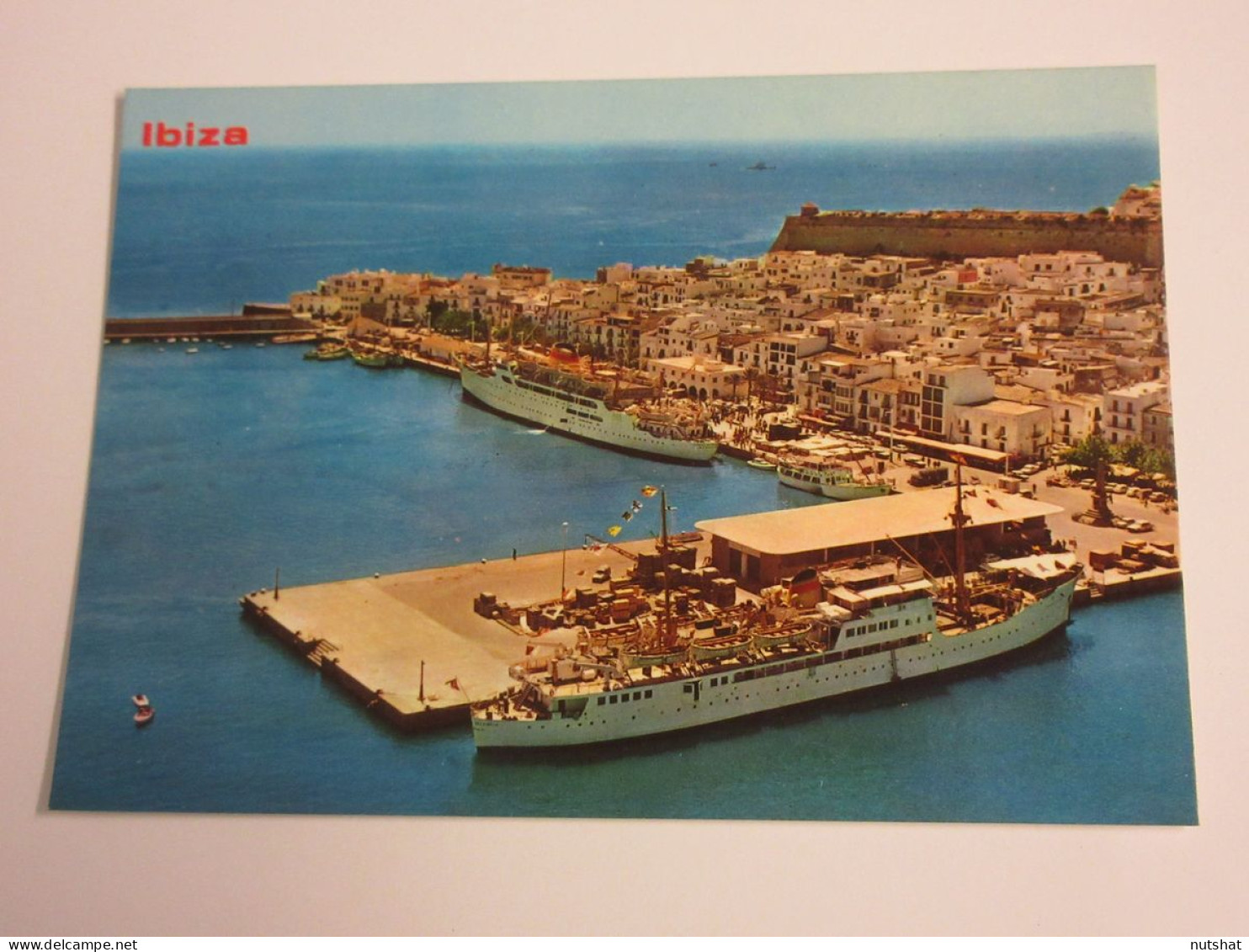 CP CARTE POSTALE ESPAGNE ILES BALEARES IBIZA Le PORT - Ecrite - Ibiza