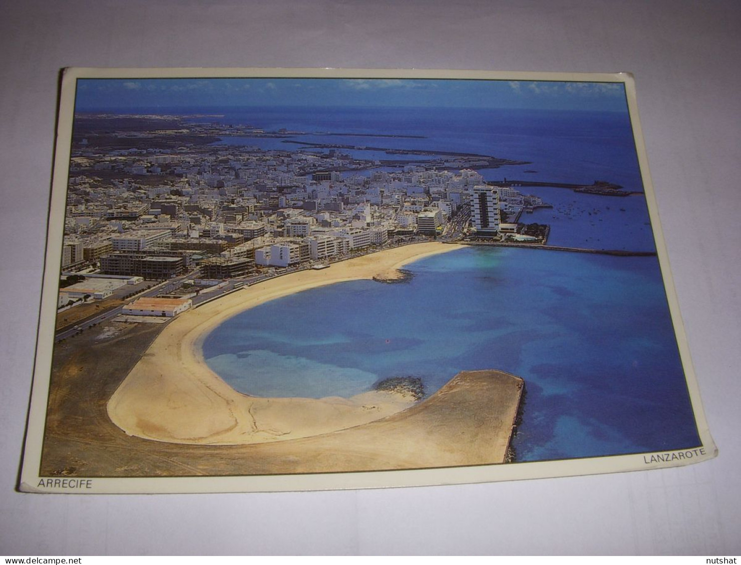 CP CARTE POSTALE ESPAGNE CANARIES LANZAROTE PLAGE Del REDUCTO - ECRITE - Lanzarote