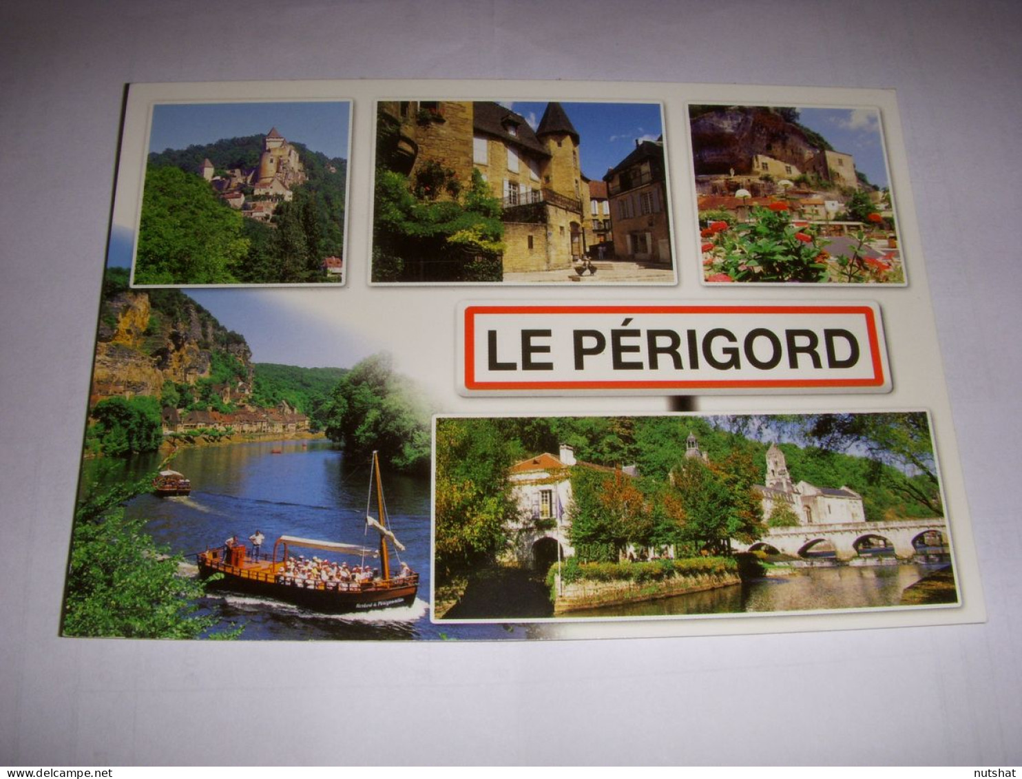 CP CARTE POSTALE DORDOGNE PERIGORD SARLAT BRANTOME CASTELNAUD - ECRITE En 2014 - Sarlat La Caneda