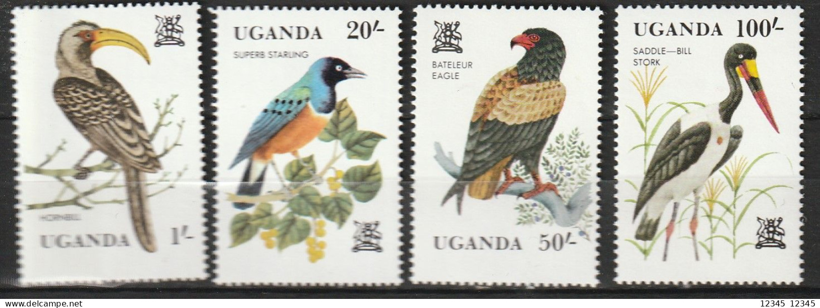 Uganda 1982, Postfris MNH, Birds - Uganda (1962-...)