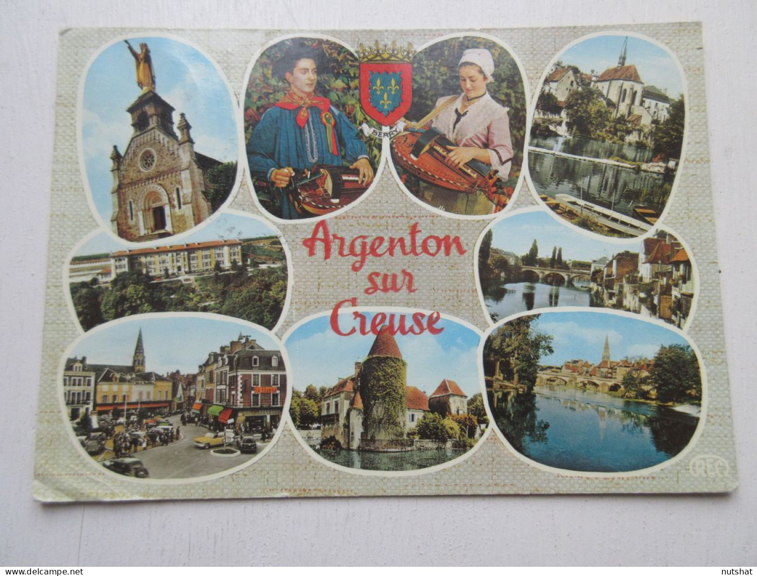 CP CARTE POSTALE CREUSE ARGENTON Sur CREUSE VUES DIVERSES - Ecrite En 1978       - Other & Unclassified