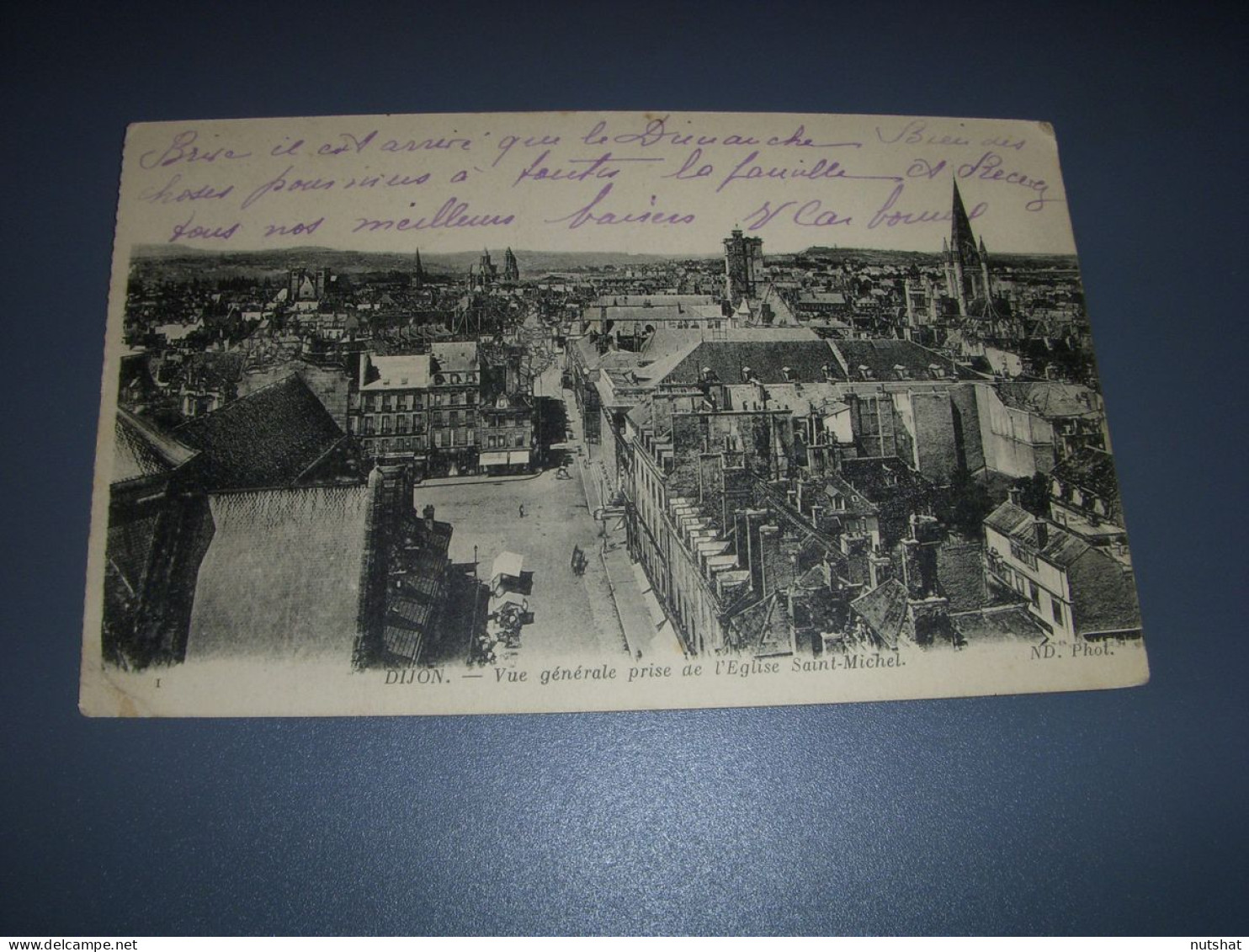 CP CARTE POSTALE COTES D'OR DIJON VUE GENERALE - Ecrite En 1923 - Dijon