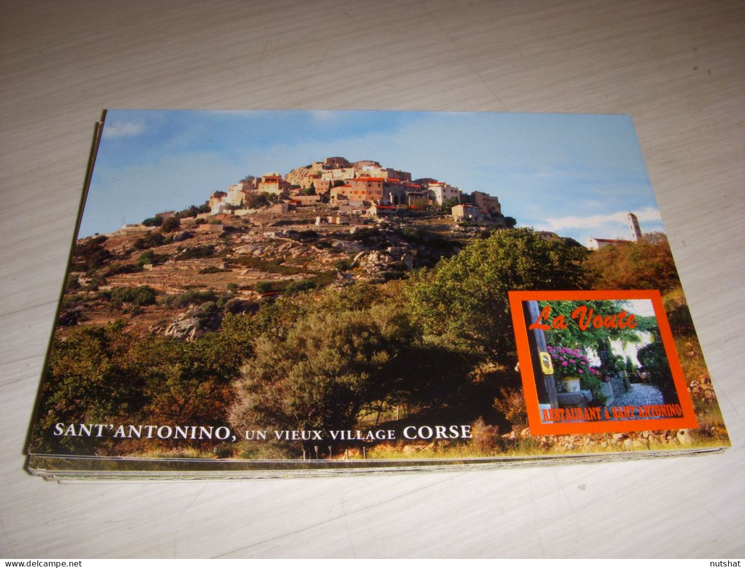 CP CARTE POSTALE CORSE SANT ANTONINO RESTAURANT LA VOUTE - VIERGE - Other & Unclassified