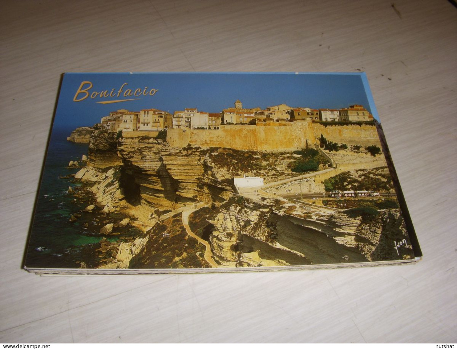 CP CARTE POSTALE CORSE BONIFACIO VUE HORIZONTALE - ECRITE Et TIMBREE - Other & Unclassified