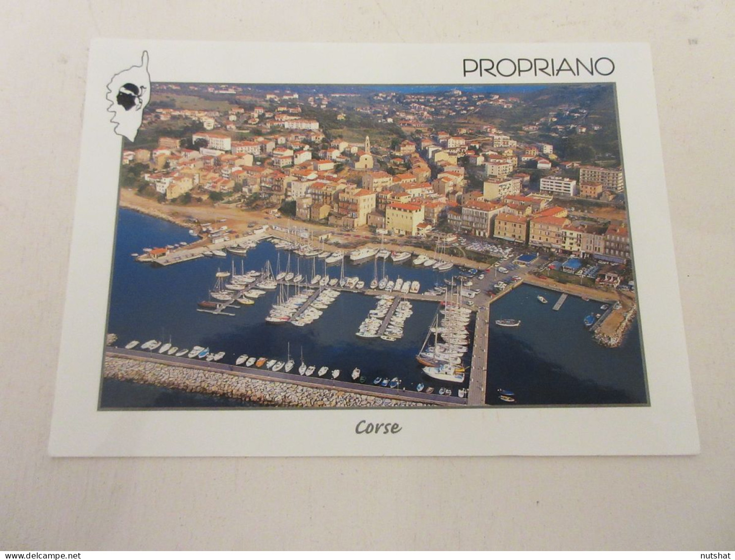 CP CARTE POSTALE CORSE PROPRIANO Le PORT VUE AERIENNE - Ecrite En 2014 - Andere & Zonder Classificatie