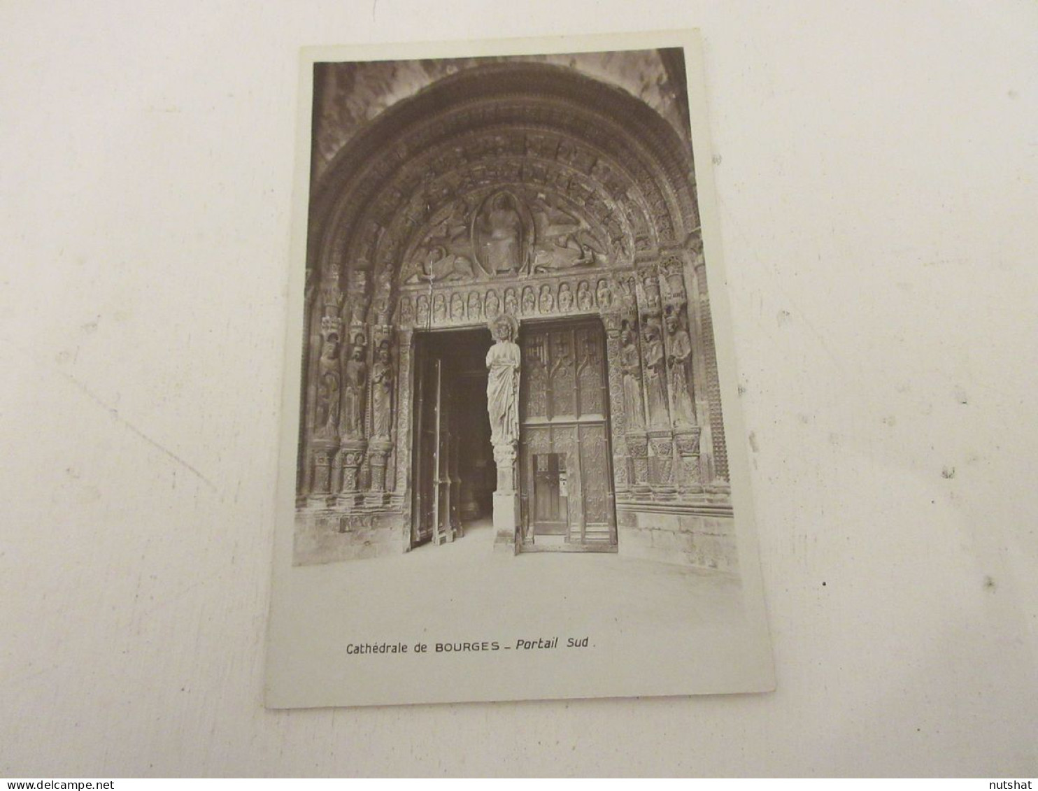 CP CARTE POSTALE CHER BOURGES CATHEDRALE PORTAIL SUD- Vierge                     - Bourges