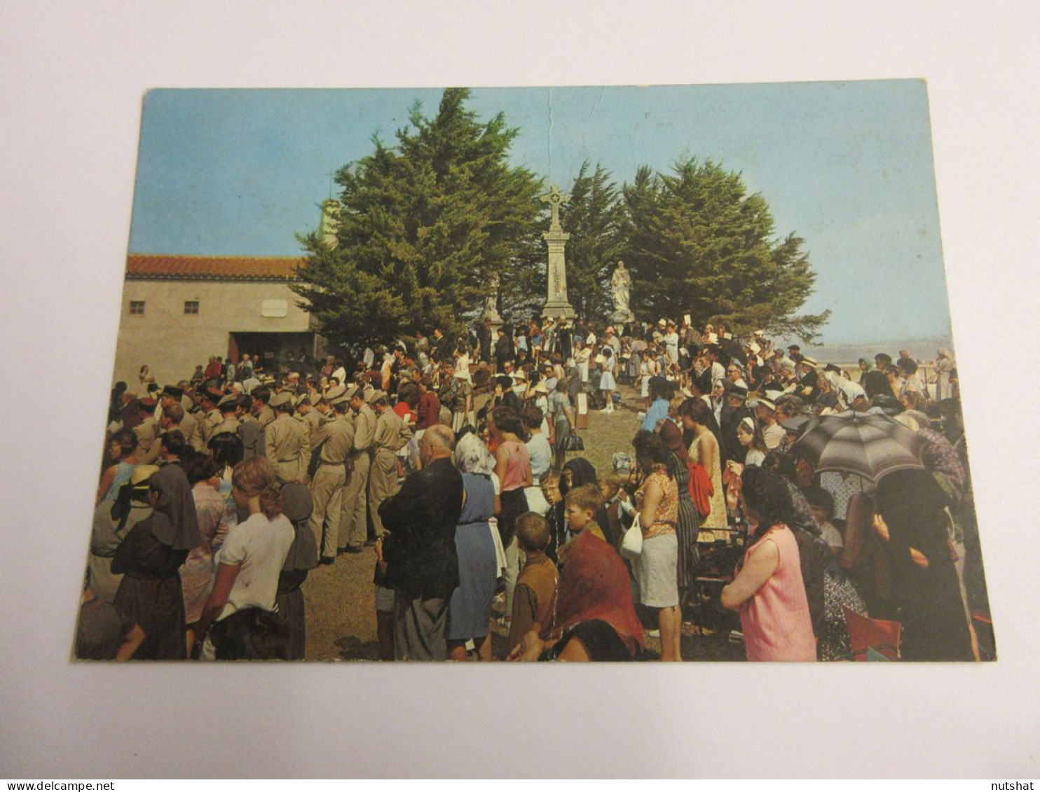 CP CARTE POSTALE CHARENTE MARITIME PORT Des BARQUES PELERINAGE Le CALVAIRE       - Other & Unclassified