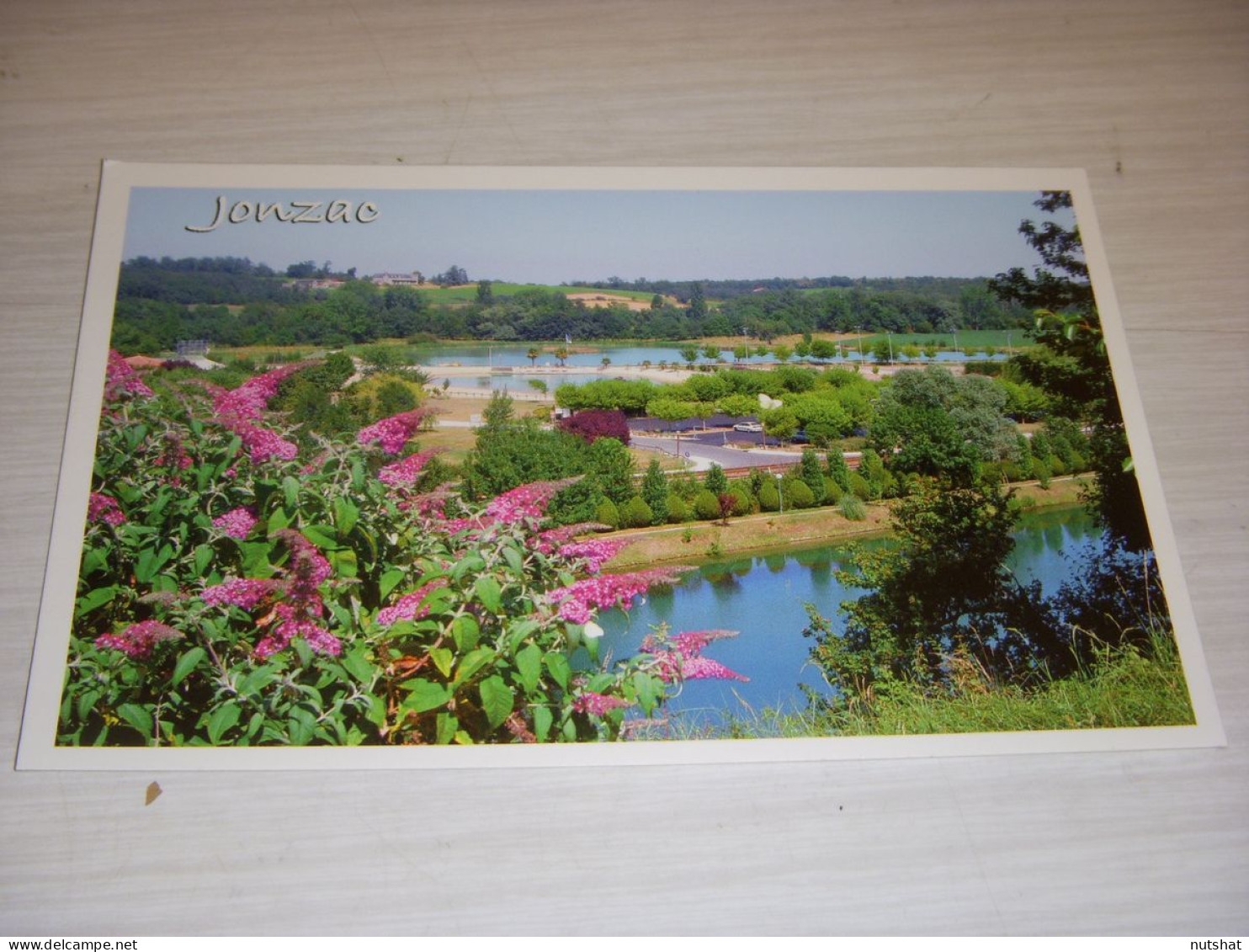 CP CARTE POSTALE CHARENTE MARITIME JONZAC AIRE DE LOISIRS - ECRITE - Jonzac