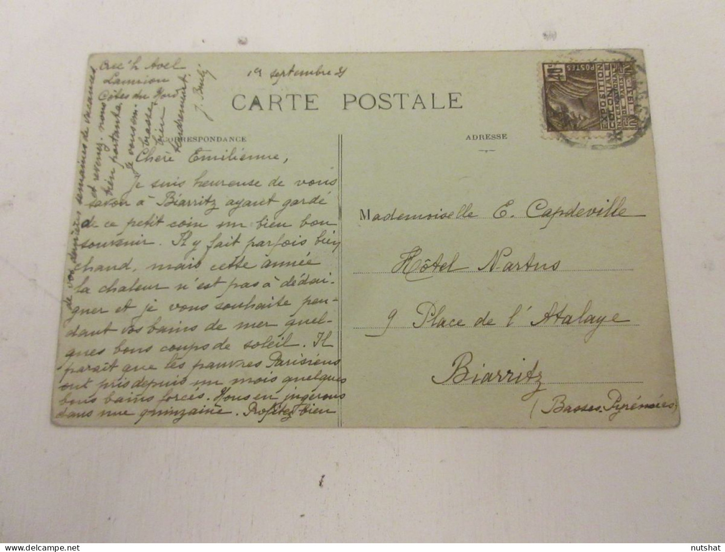 CP CARTE POSTALE COTES D'ARMOR PLOUBEZRE L'EGLISE Ecrite En 1931 - Other & Unclassified