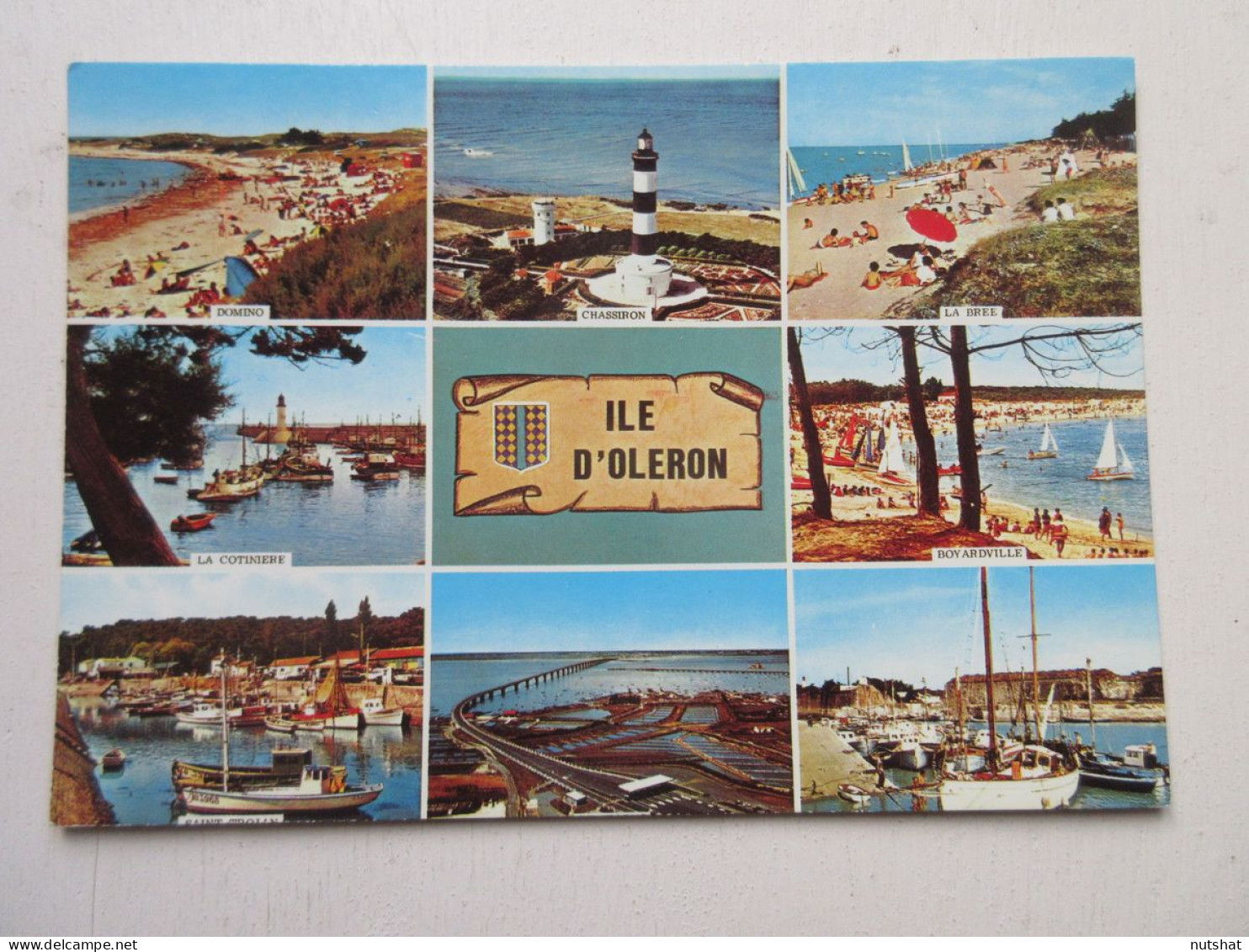 CP CARTE POSTALE CHARENTE MARITIME ILE D'OLERON VUES DIVERSES Avec Blason        - Ile D'Oléron