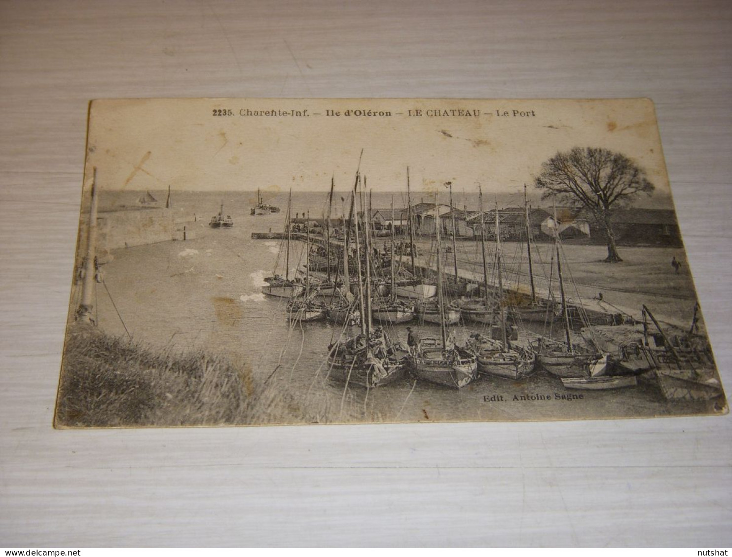 CP CARTE POSTALE CHARENTE MARITIME ILE D'OLERON CHATEAU PORT - ECRITE En 1931 - Ile D'Oléron