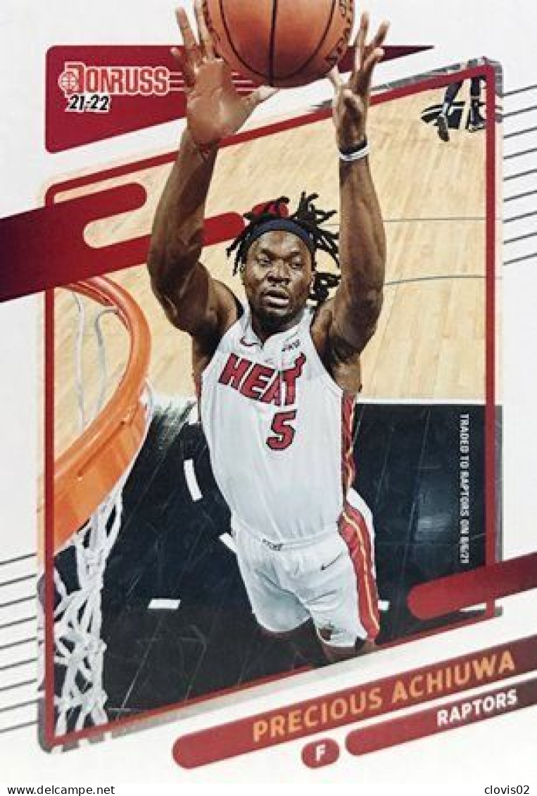 24 Precious Achiuwa - Toronto Raptors - Carte Panini NBA Donruss 2021-2022 - Autres & Non Classés