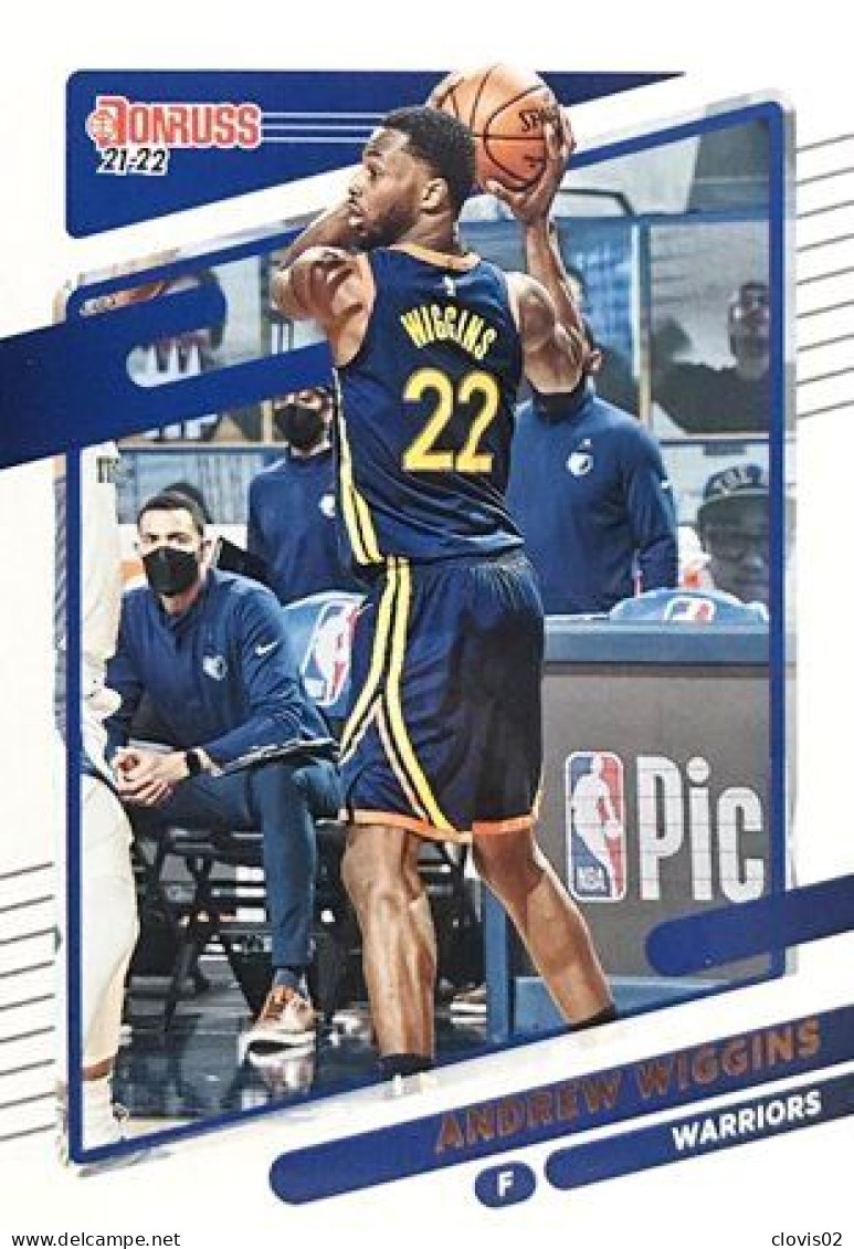 26 Andrew Wiggins - Golden State Warriors - Carte Panini NBA Donruss 2021-2022 - Andere & Zonder Classificatie