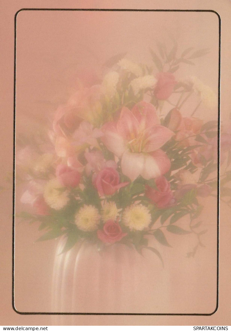 FLOWERS Vintage Ansichtskarte Postkarte CPSM #PAR740.DE - Blumen