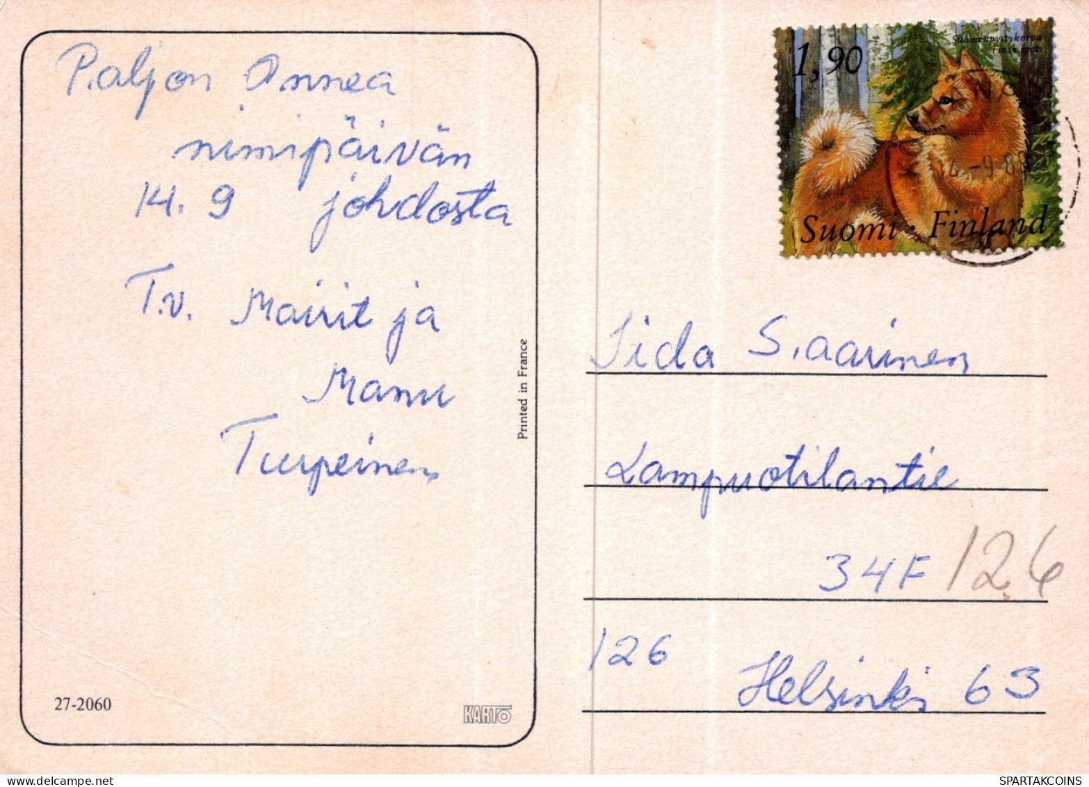 KATZE MIEZEKATZE Tier Vintage Ansichtskarte Postkarte CPSM #PAM181.DE - Cats