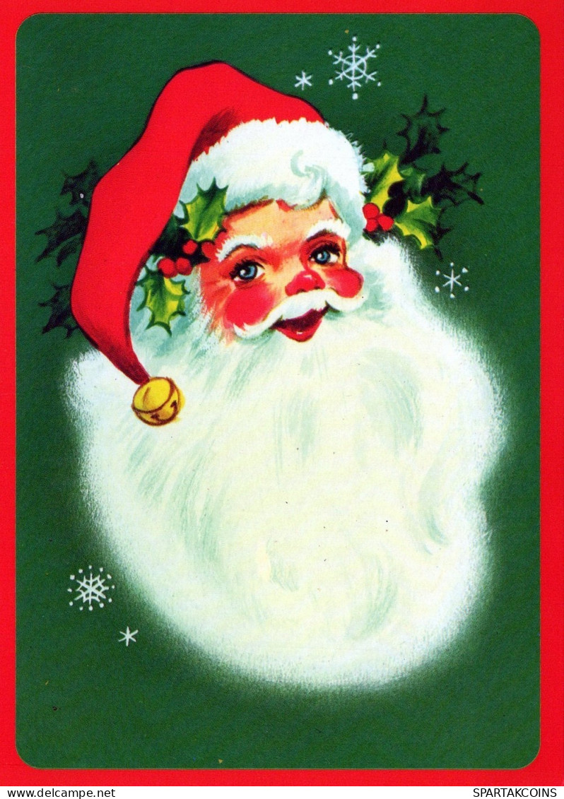 WEIHNACHTSMANN SANTA CLAUS WEIHNACHTSFERIEN Vintage Postkarte CPSM #PAJ875.DE - Kerstman