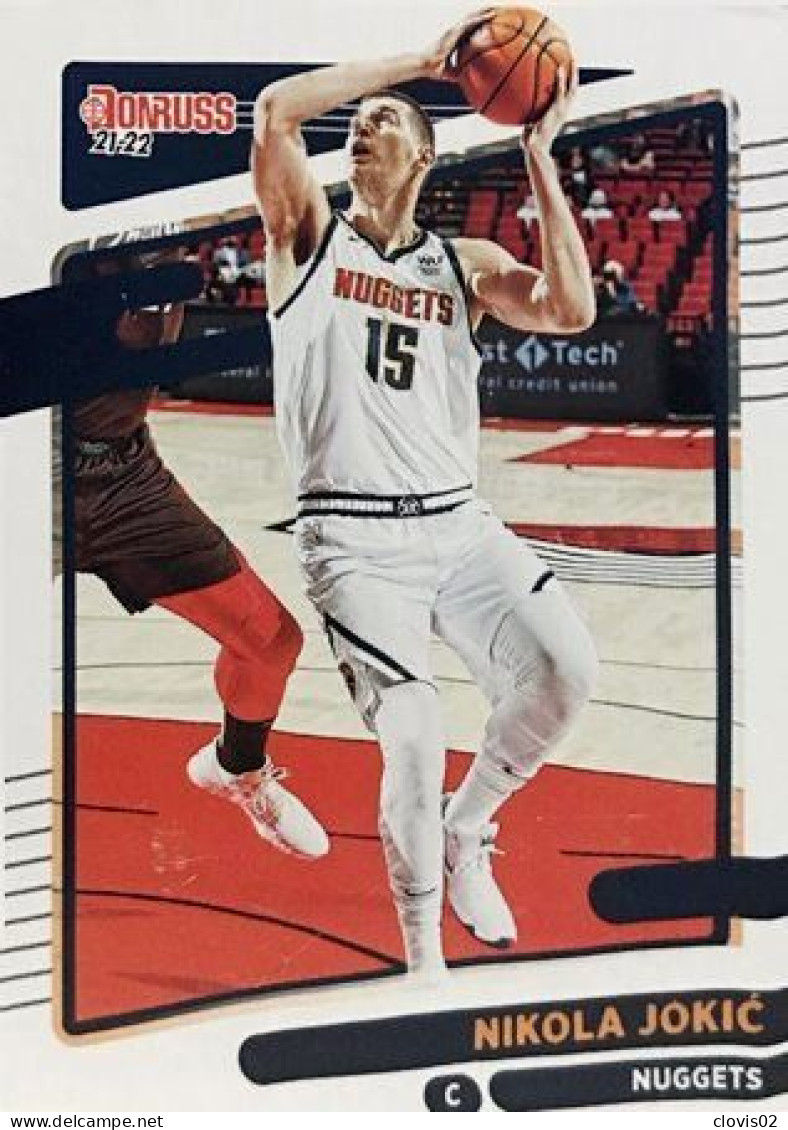 28 Nikola Jokic - Denver Nuggets - Carte Panini NBA Donruss 2021-2022 - Andere & Zonder Classificatie