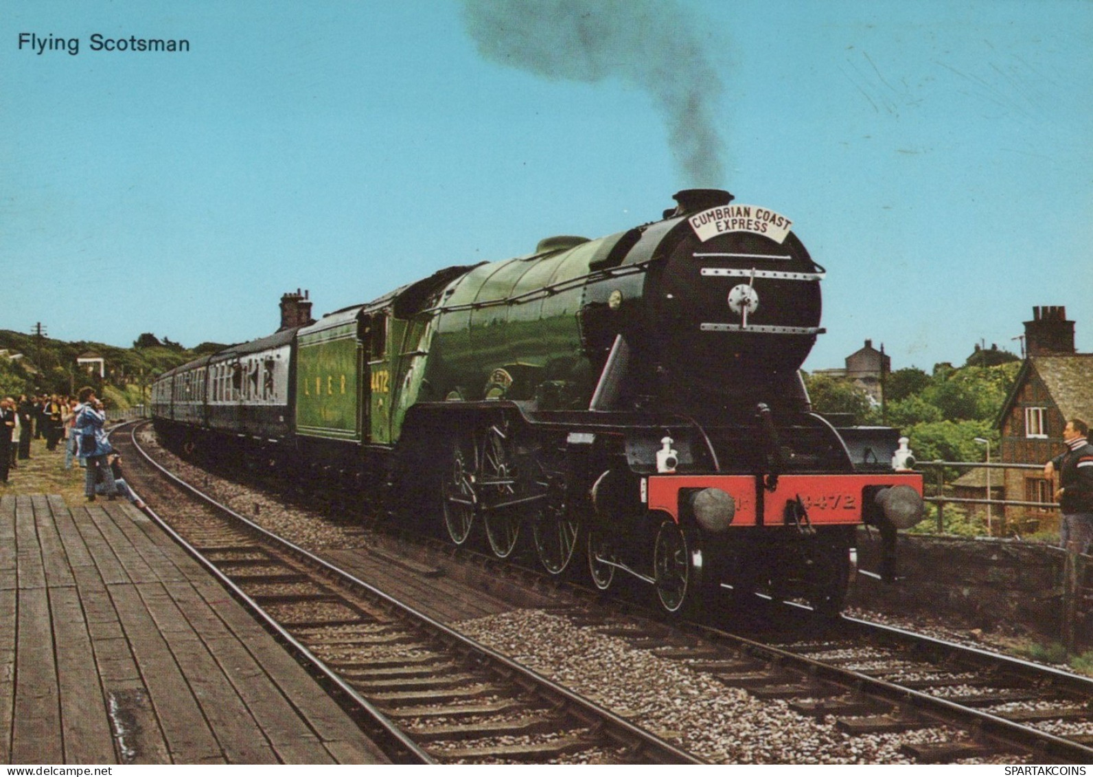 ZUG Schienenverkehr Eisenbahnen Vintage Ansichtskarte Postkarte CPSM #PAA686.DE - Trains