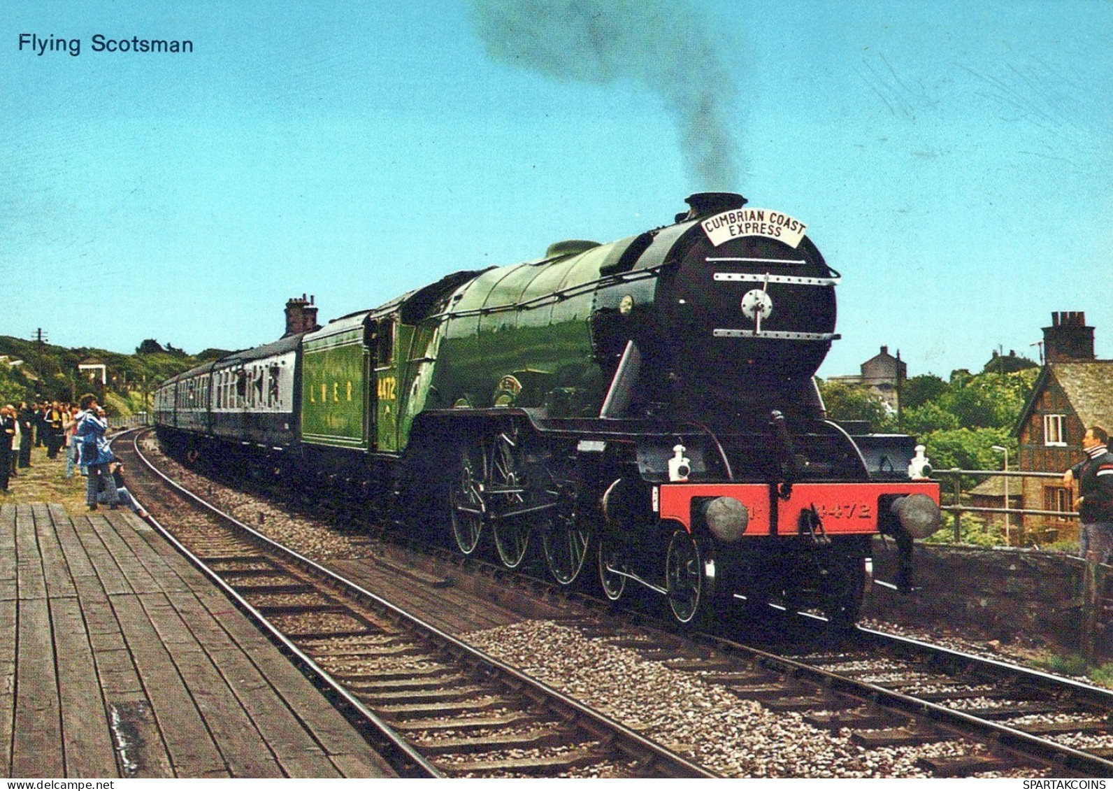 ZUG Schienenverkehr Eisenbahnen Vintage Ansichtskarte Postkarte CPSM #PAA686.DE - Eisenbahnen