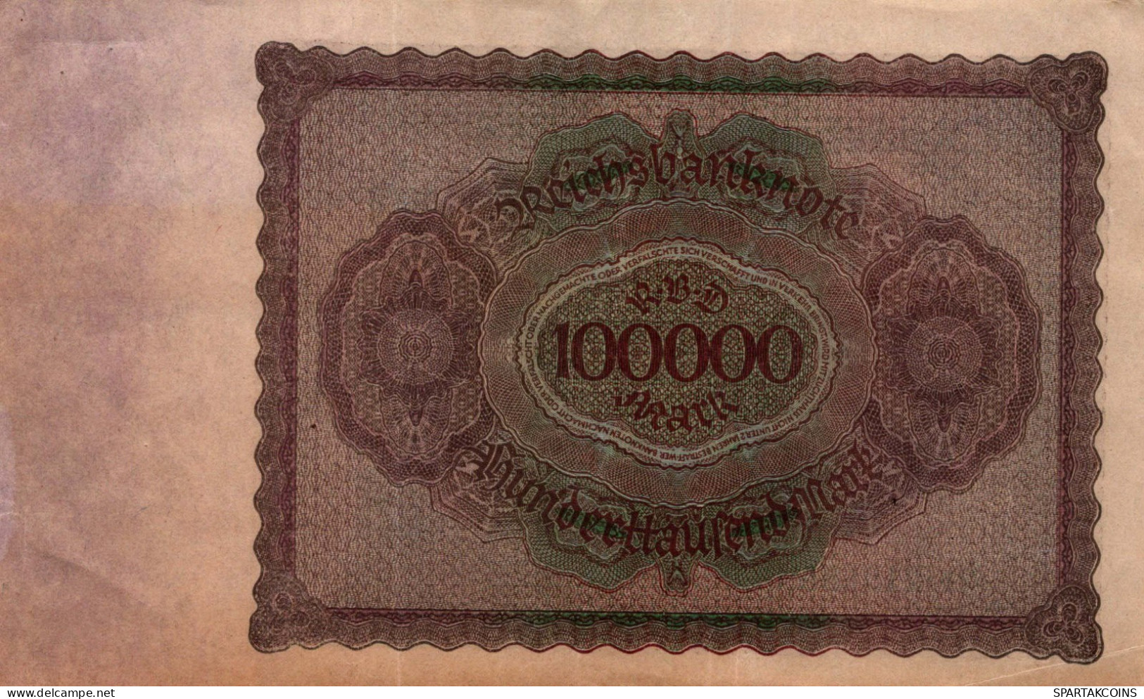 100000 MARK 1923 Stadt BERLIN DEUTSCHLAND Papiergeld Banknote #PL137 - [11] Local Banknote Issues