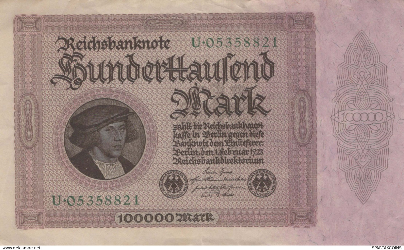 100000 MARK 1923 Stadt BERLIN DEUTSCHLAND Papiergeld Banknote #PL138 - [11] Local Banknote Issues