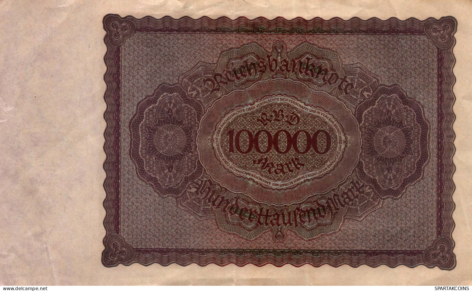 100000 MARK 1923 Stadt BERLIN DEUTSCHLAND Papiergeld Banknote #PL138 - [11] Local Banknote Issues