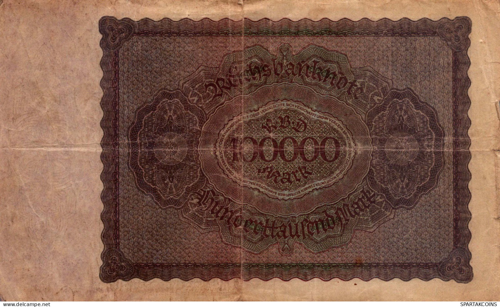 100000 MARK 1923 Stadt BERLIN DEUTSCHLAND Papiergeld Banknote #PL135 - [11] Local Banknote Issues