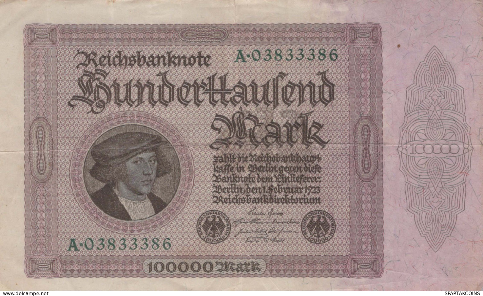 100000 MARK 1923 Stadt BERLIN DEUTSCHLAND Papiergeld Banknote #PL136 - [11] Emissions Locales