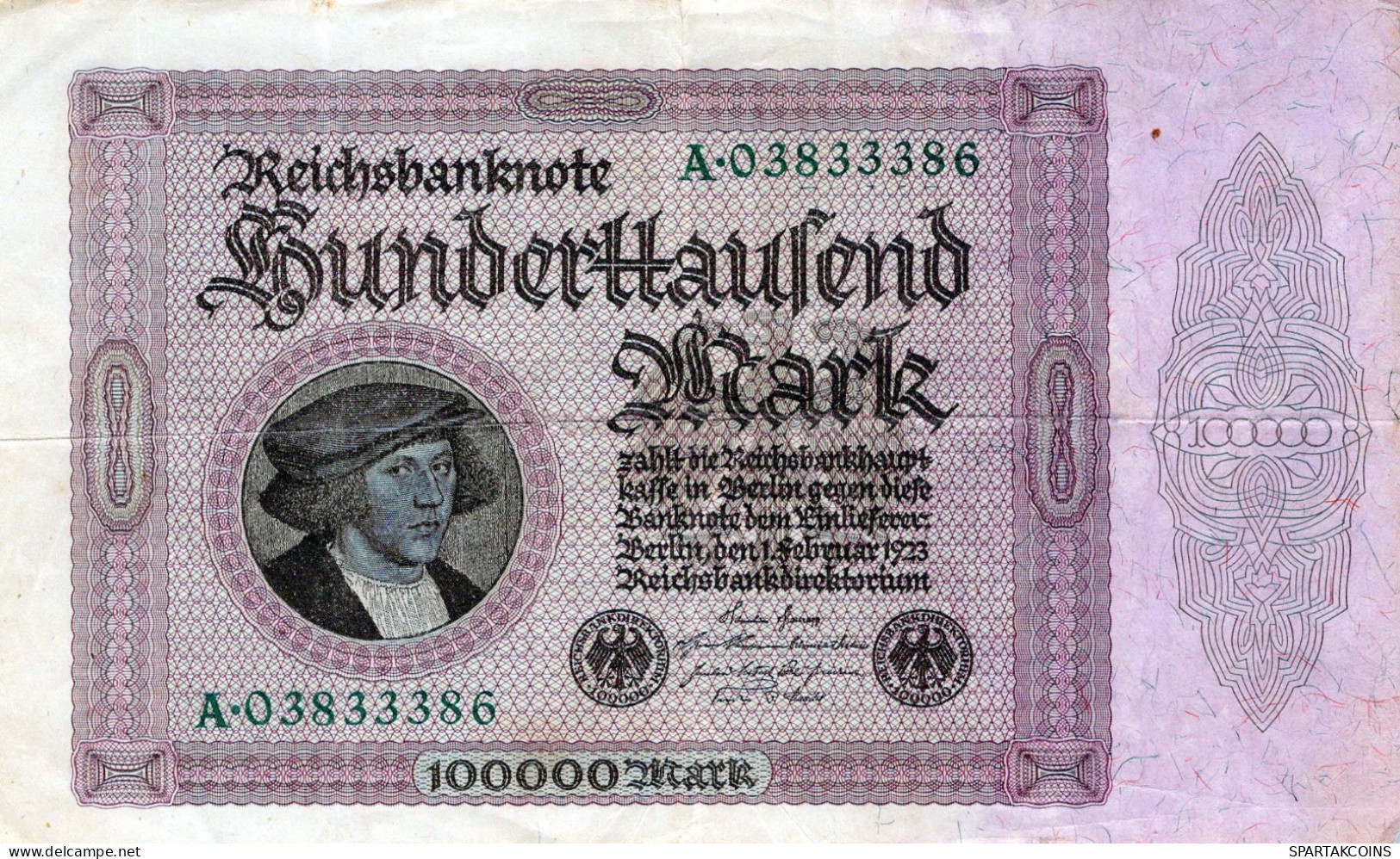 100000 MARK 1923 Stadt BERLIN DEUTSCHLAND Papiergeld Banknote #PL136 - [11] Local Banknote Issues