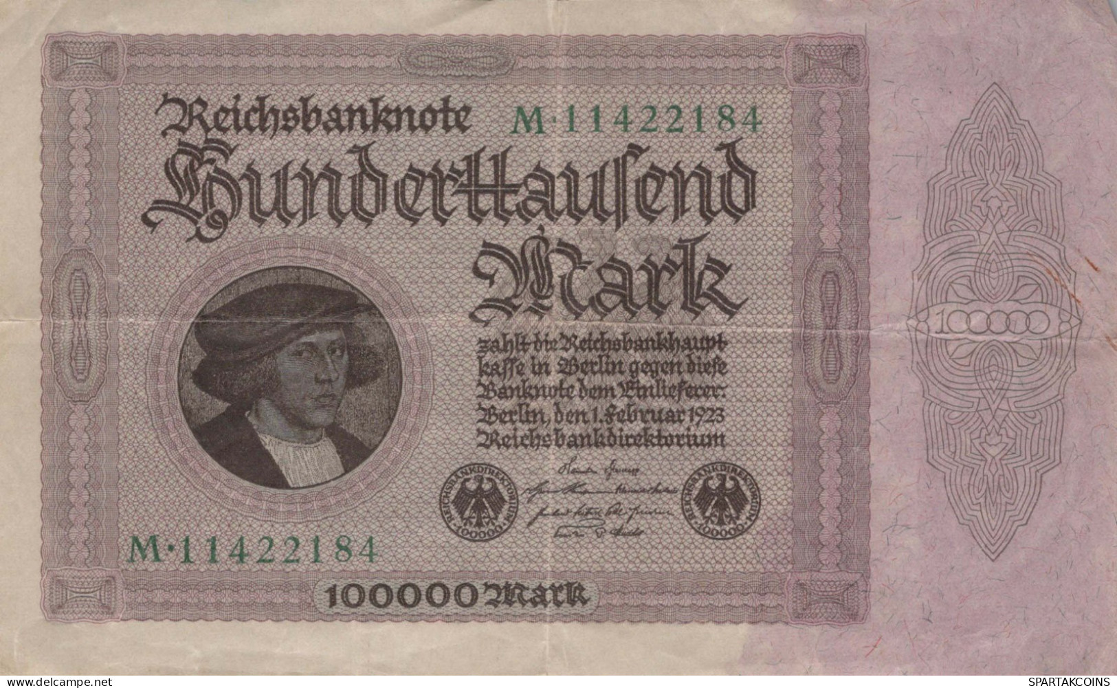 100000 MARK 1923 Stadt BERLIN DEUTSCHLAND Papiergeld Banknote #PL133 - [11] Local Banknote Issues