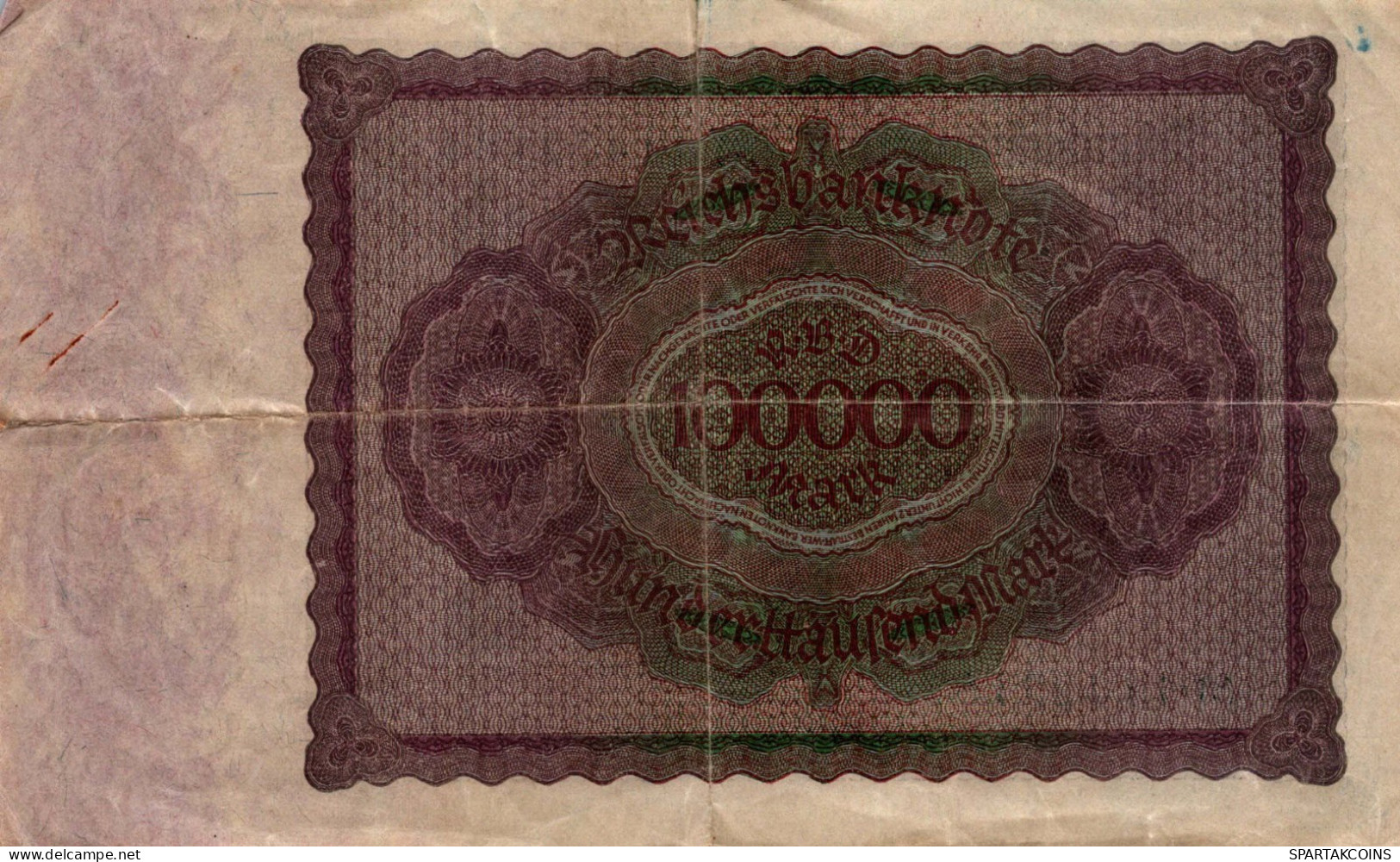100000 MARK 1923 Stadt BERLIN DEUTSCHLAND Papiergeld Banknote #PL133 - [11] Local Banknote Issues