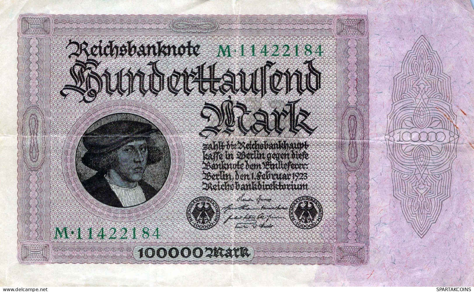 100000 MARK 1923 Stadt BERLIN DEUTSCHLAND Papiergeld Banknote #PL133 - [11] Local Banknote Issues