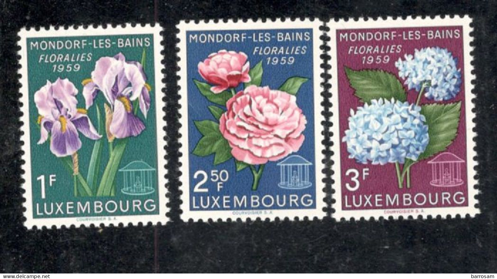 LUXEMBOURG....1959:Michel 606-8mnh** - Unused Stamps
