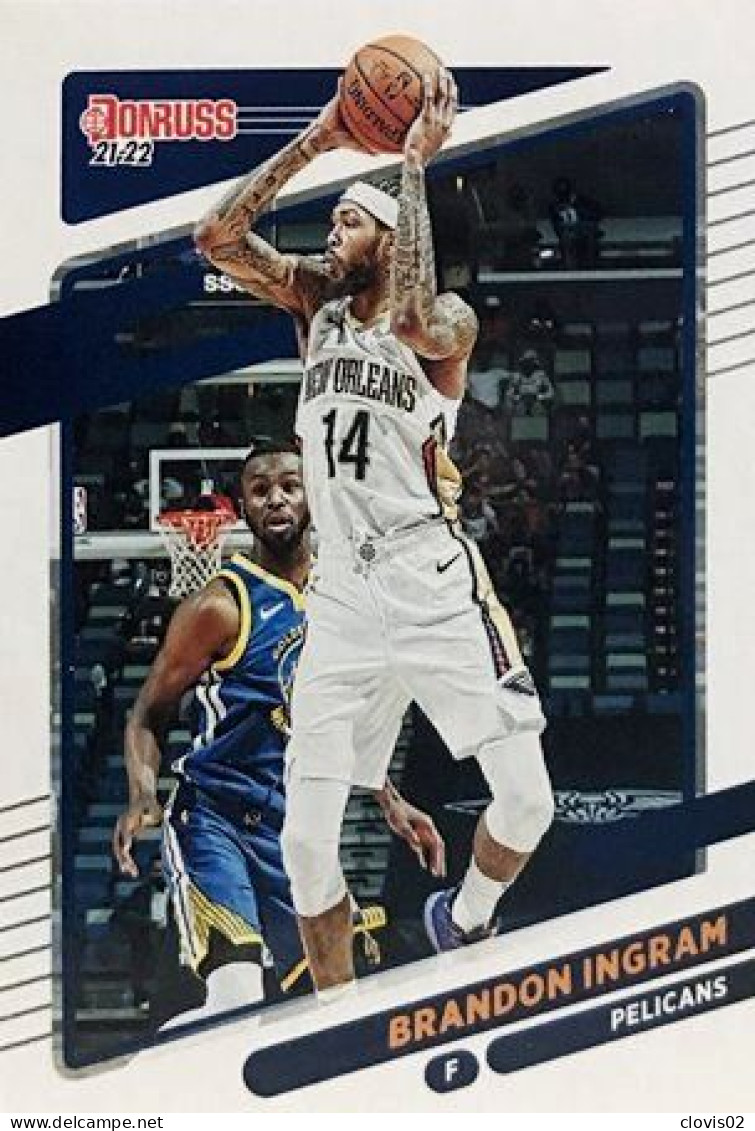 29 Brandon Ingram - New Orleans Pelicans - Carte Panini NBA Donruss 2021-2022 - Andere & Zonder Classificatie