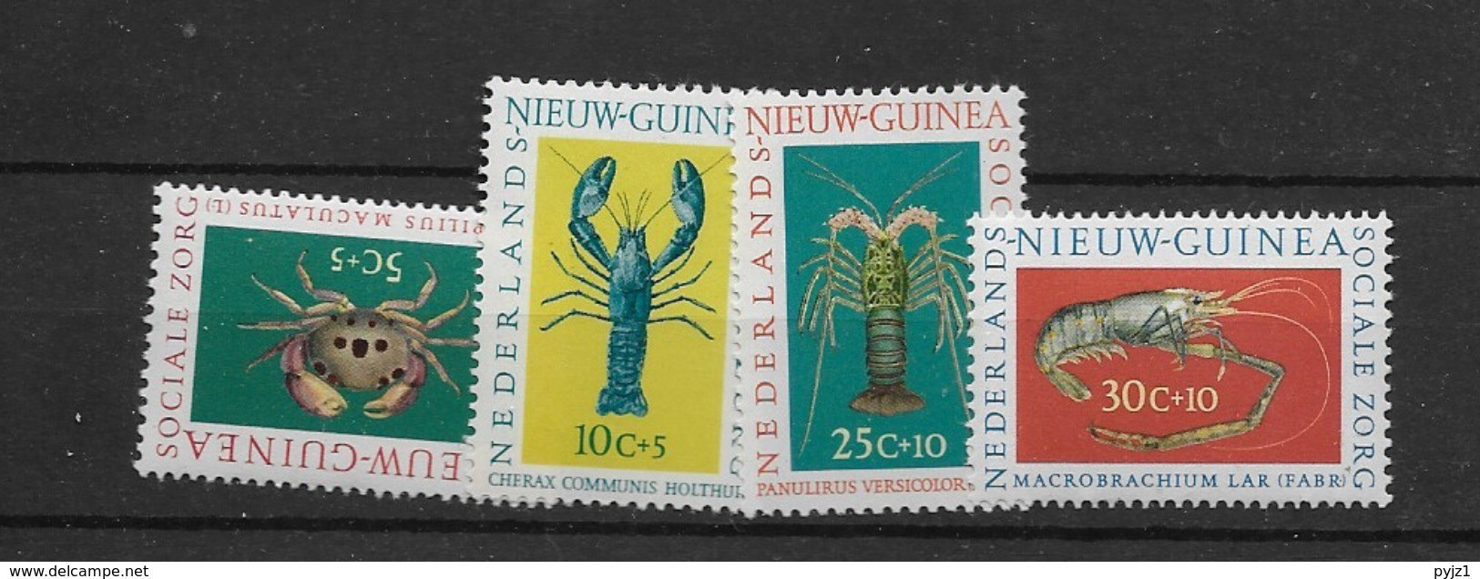 1962 Nederlands Nieuw Guinea, Postfris** - Crustáceos