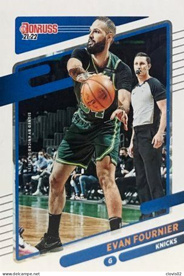 30 Evan Fournier - New York Knicks - Carte Panini NBA Donruss 2021-2022 - Sonstige & Ohne Zuordnung