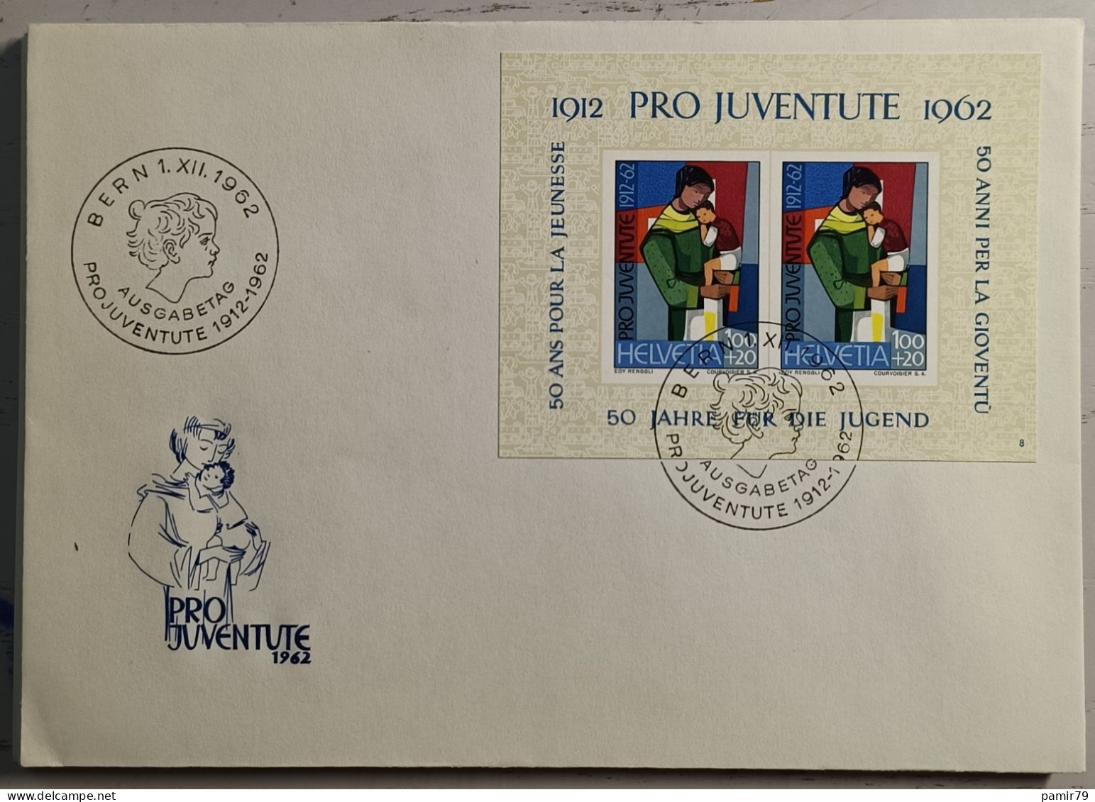 1962 FDC Pro Juventute - FDC