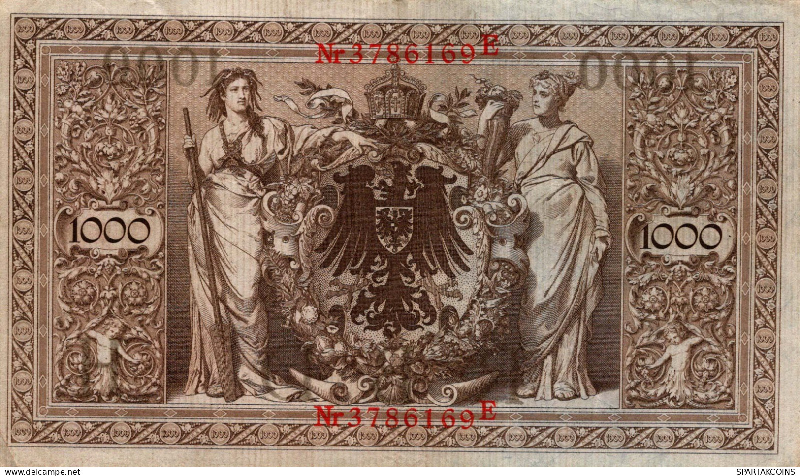 1000 MARK 1910 DEUTSCHLAND Papiergeld Banknote #PL356 - [11] Lokale Uitgaven