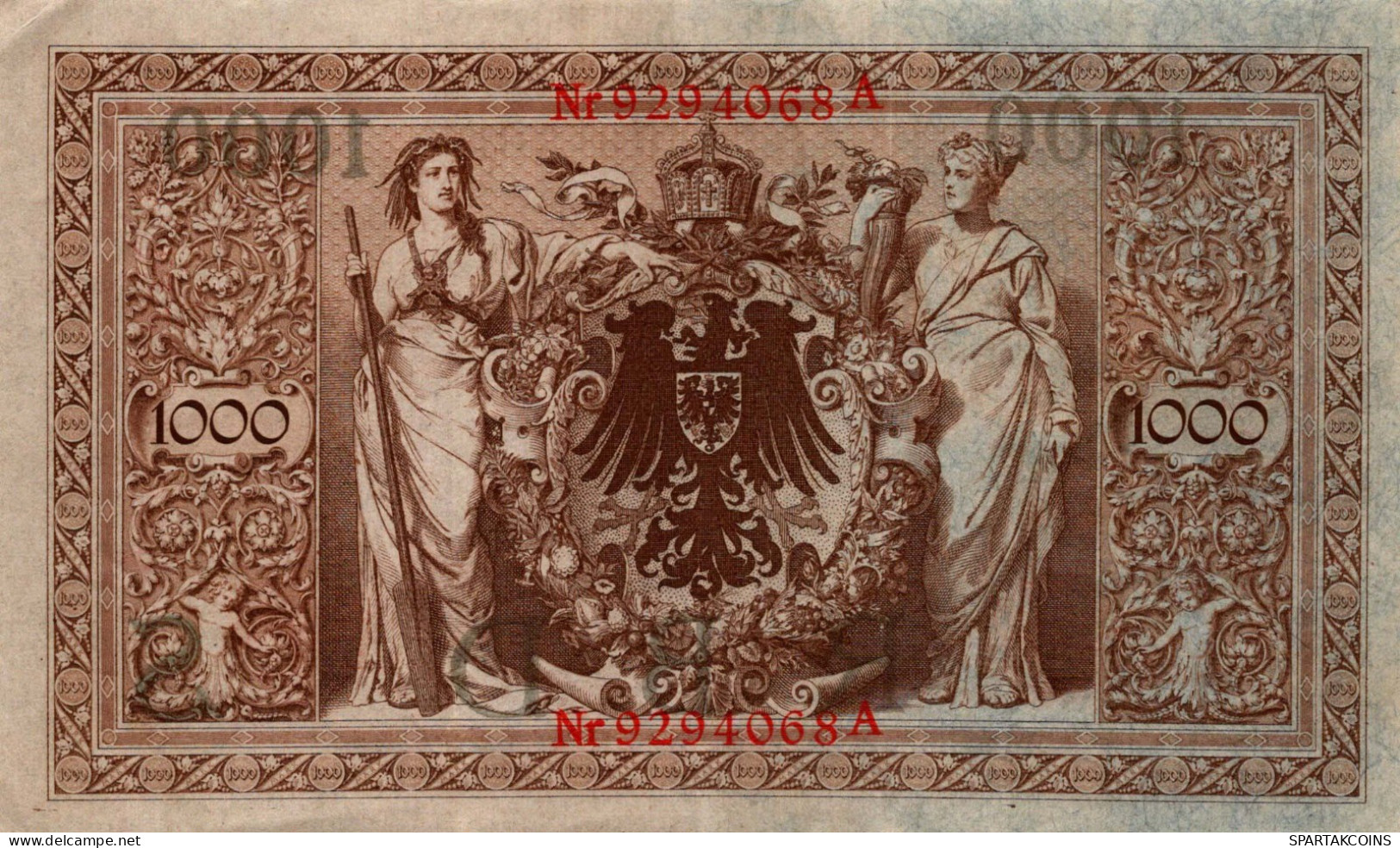 1000 MARK 1910 DEUTSCHLAND Papiergeld Banknote #PL357 - Lokale Ausgaben
