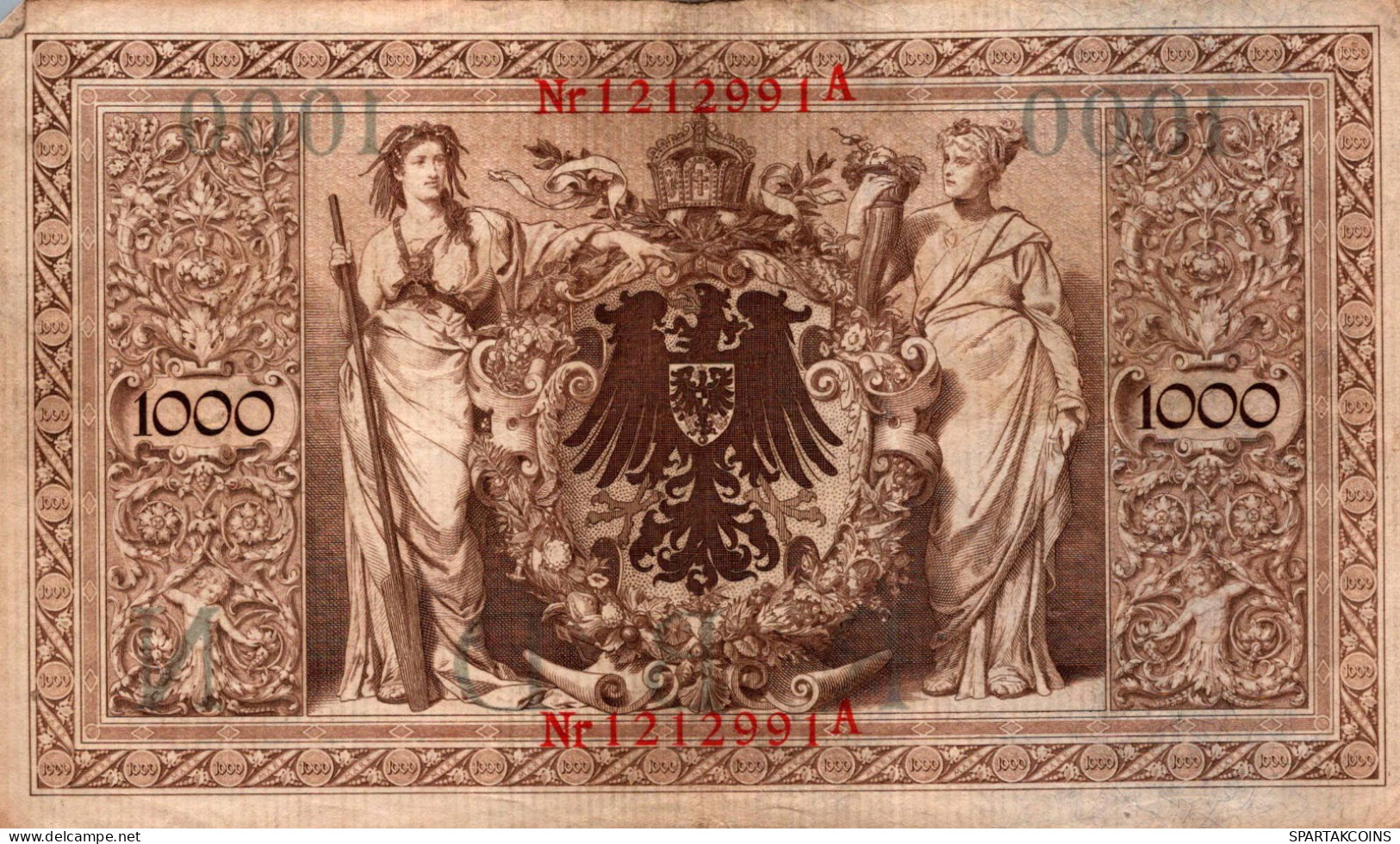 1000 MARK 1910 DEUTSCHLAND Papiergeld Banknote #PL353 - [11] Emisiones Locales