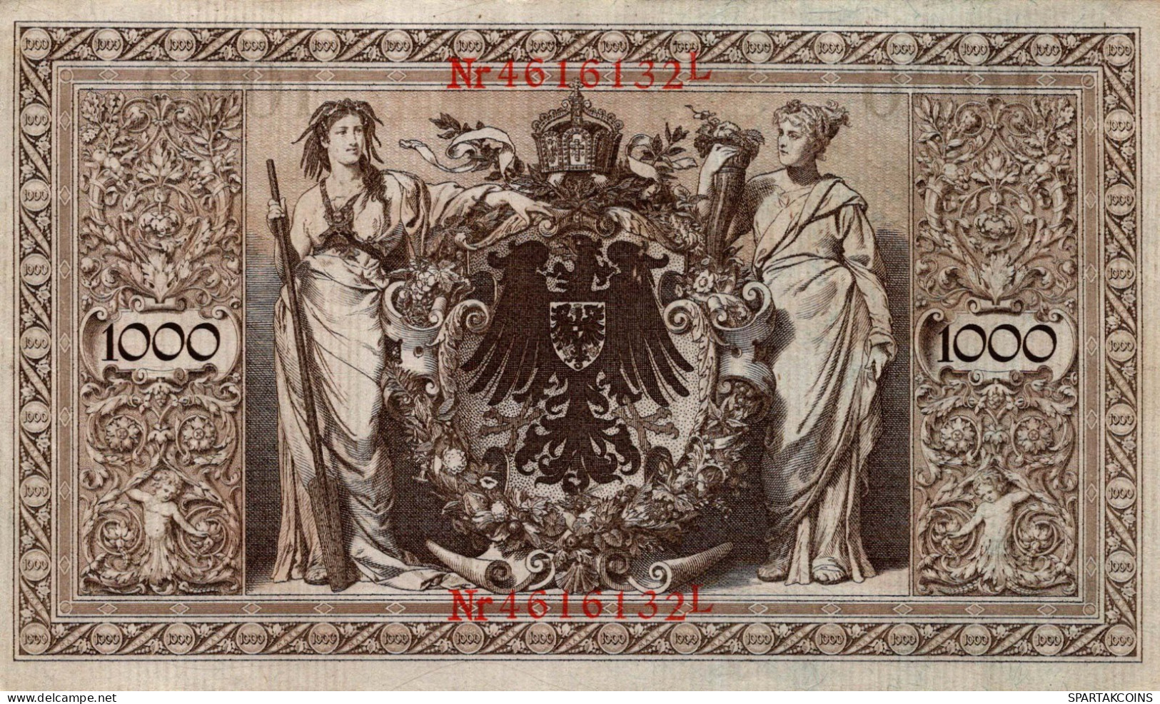 1000 MARK 1910 DEUTSCHLAND Papiergeld Banknote #PL345 - [11] Lokale Uitgaven