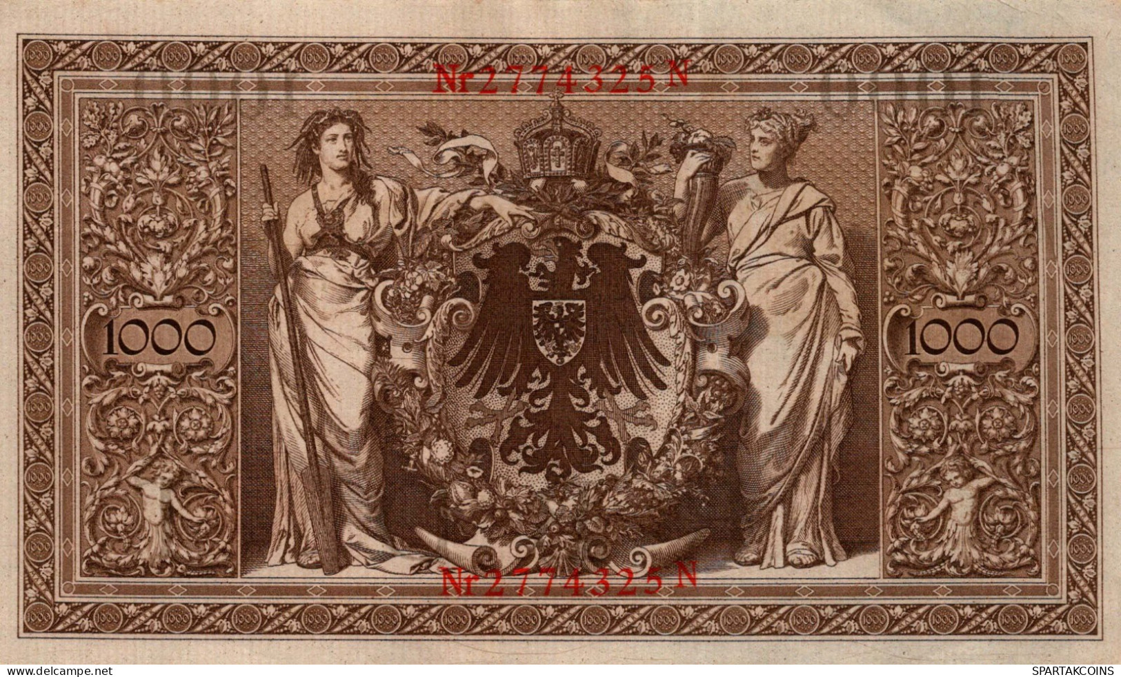 1000 MARK 1910 DEUTSCHLAND Papiergeld Banknote #PL341 - Lokale Ausgaben