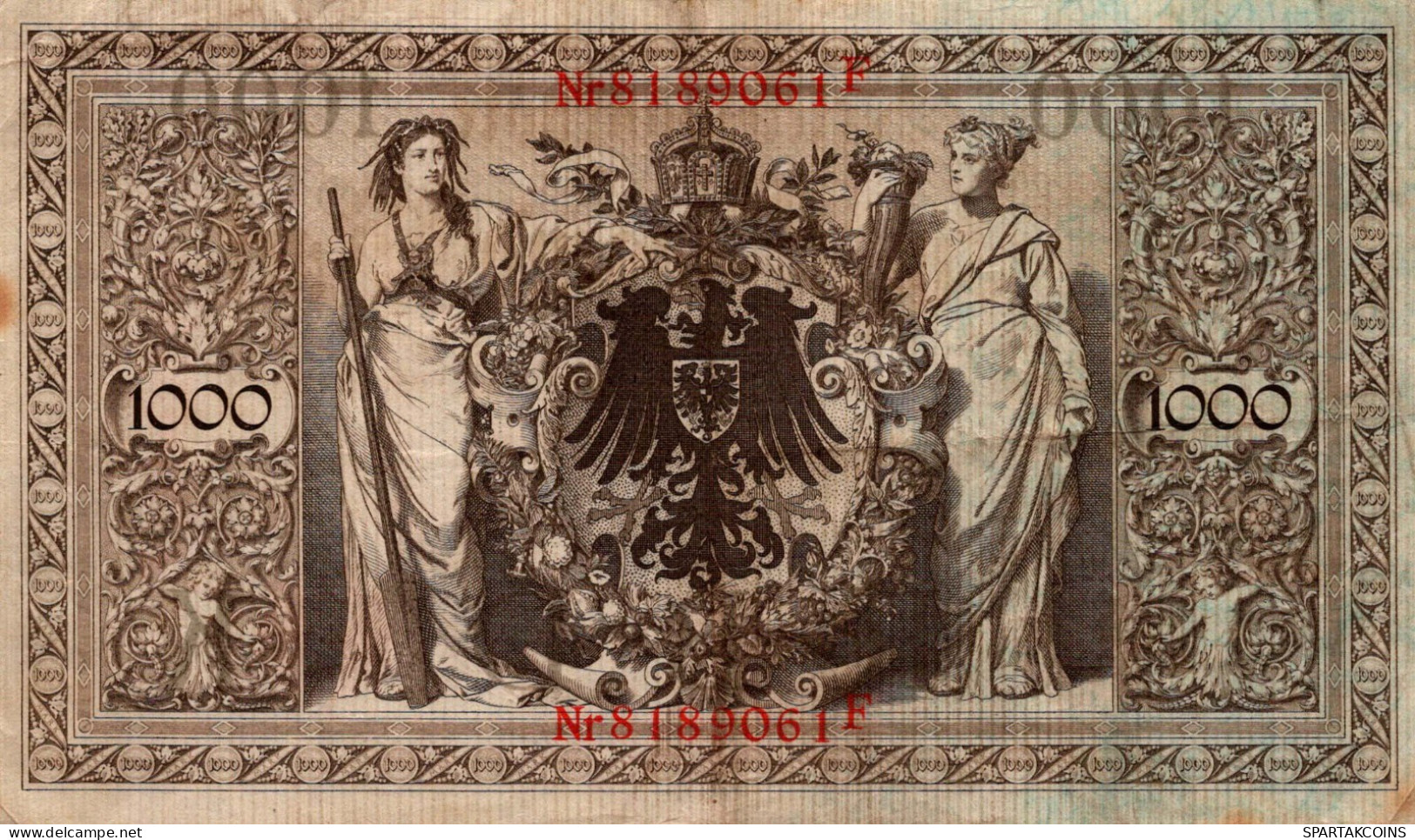 1000 MARK 1910 DEUTSCHLAND Papiergeld Banknote #PL303 - [11] Emissions Locales