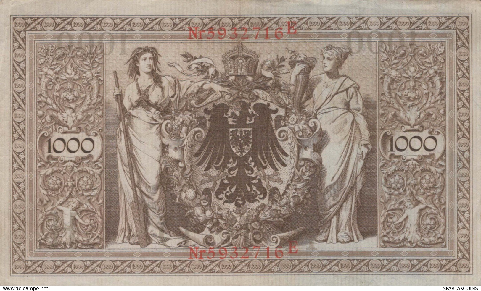 1000 MARK 1910 DEUTSCHLAND Papiergeld Banknote #PL304 - [11] Emissions Locales