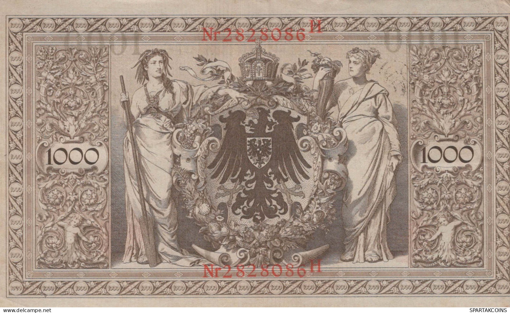 1000 MARK 1910 DEUTSCHLAND Papiergeld Banknote #PL300 - Lokale Ausgaben