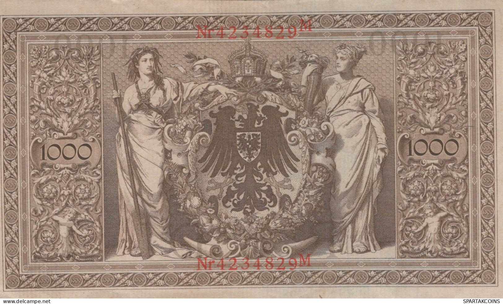 1000 MARK 1910 DEUTSCHLAND Papiergeld Banknote #PL292 - Lokale Ausgaben